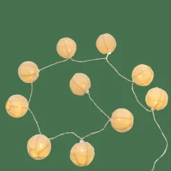LYNN Grinalda Iluminada 10 LEDs Bege