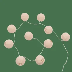 LYNN Grinalda Iluminada 10 LEDs Bege