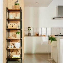 MARCEL Estante Para Roupa Preto