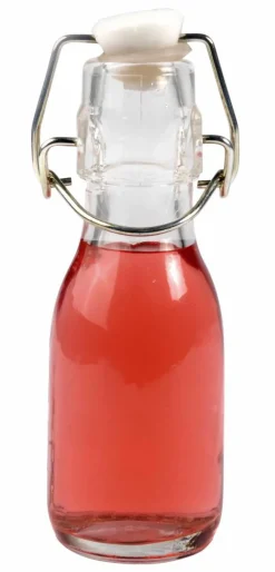 MINI Frasco Com Tampa De Pressão 12,5 CL Transparente