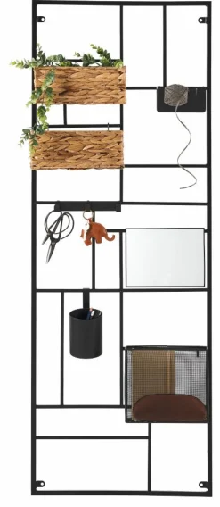 MODULAR Conjunto De 7 Ganchos Preto