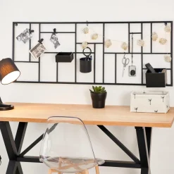 MODULAR Estante De Parede Preto