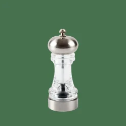 MOLINO Moinho Pimenta E Sal Prateado, Transparente