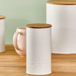 NAGINI Caixa Alimentos Cápsulas Café Branco, Natural