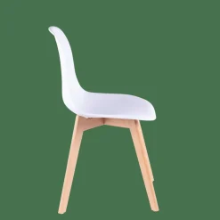 NEW MATS Cadeira De Sala De Jantar Branco