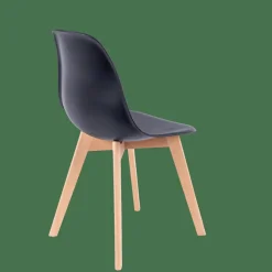 NEW MATS Cadeira De Sala De Jantar Preto