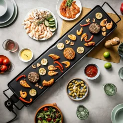 NEW PLANCHA Placa De Grelhar XXXL Preto