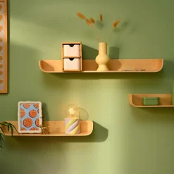 NOMA Estante P/pendurar Conjunto De 3 Natural