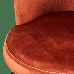 OLIVIER Cadeira De Sala De Estar Castanho