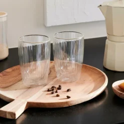 PAUSA Copo Parede Dupla Conjunto De 2 35 CL Transparente