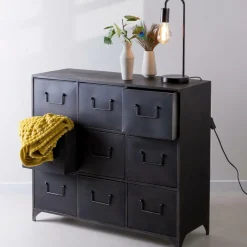 PHARMA Armário De Farmacêutico Preto