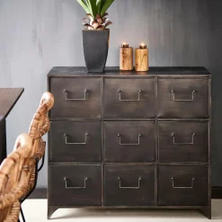 PHARMA Armário De Farmacêutico Preto