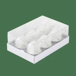 POLA Velas Para Lamparina Conjunto De 6 Branco