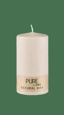 PURE Vela Cilíndrica Castanho Claro