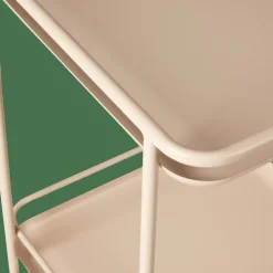 REMUS Estante Com Rodas Quadrado Areia