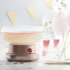 RETRO FUN Máquina Para Fazer Algodão Doce Rosa
