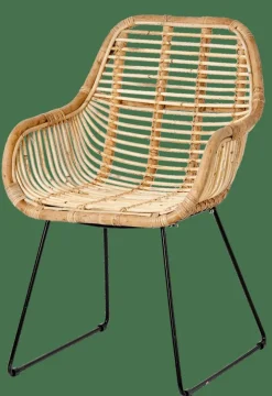 ROTAN Cadeira Para Sala De Jantar Natural