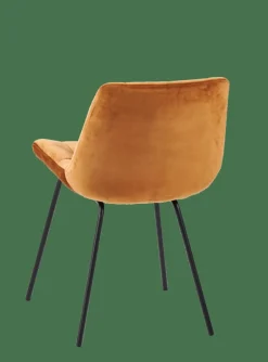 SILKA Cadeira Sala De Jantar Preto, Castanho