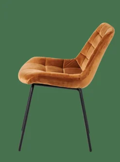 SILKA Cadeira Sala De Jantar Preto, Castanho