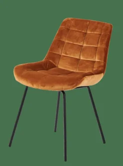 SILKA Cadeira Sala De Jantar Preto, Castanho