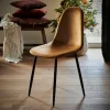 SILKE Cadeira De Sala De Jantar Caramelo