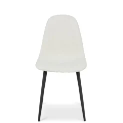 SILKE Cadeira De Sala De Jantar Bouclé