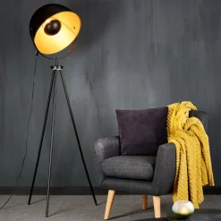 SOLEIL Candeeiro De Chão Preto