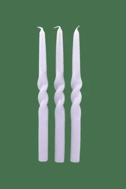 SPIRAL Conjunto De 3 Velas Roxo