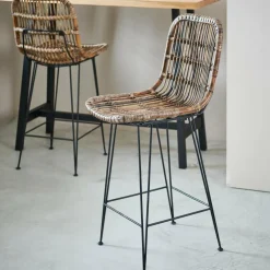 SUMATRA Banco De Bar Preto, Natural