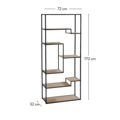 TRAPP Estante De Parede Castanho