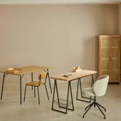 TRETO Secretária Preto, Castanho