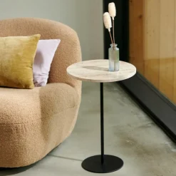 TREVOR Mesa Auxiliar Bege