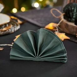 UNILINE Toalha De Mesa Verde Escuro