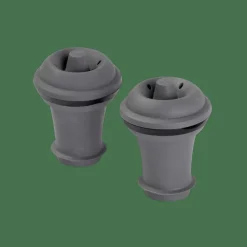 VACUVIN Rolhas Para Vinho Conjunto De 2 Cinzento