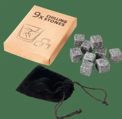 WHISKEY Pedras Para Gelar Conjunto De 9 Cinzento Escuro