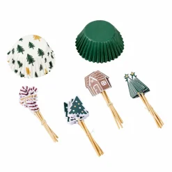 X-MAS Conjunto De Cozer Espátula Com 3 Formas Dourado, Multicolor