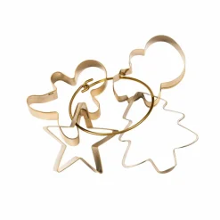 X-MAS Conjunto De Cozer Espátula Com 3 Formas Dourado, Multicolor